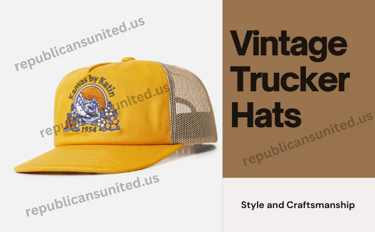 Vintage Trucker Hats: Journey Through Style and Craftsmanship